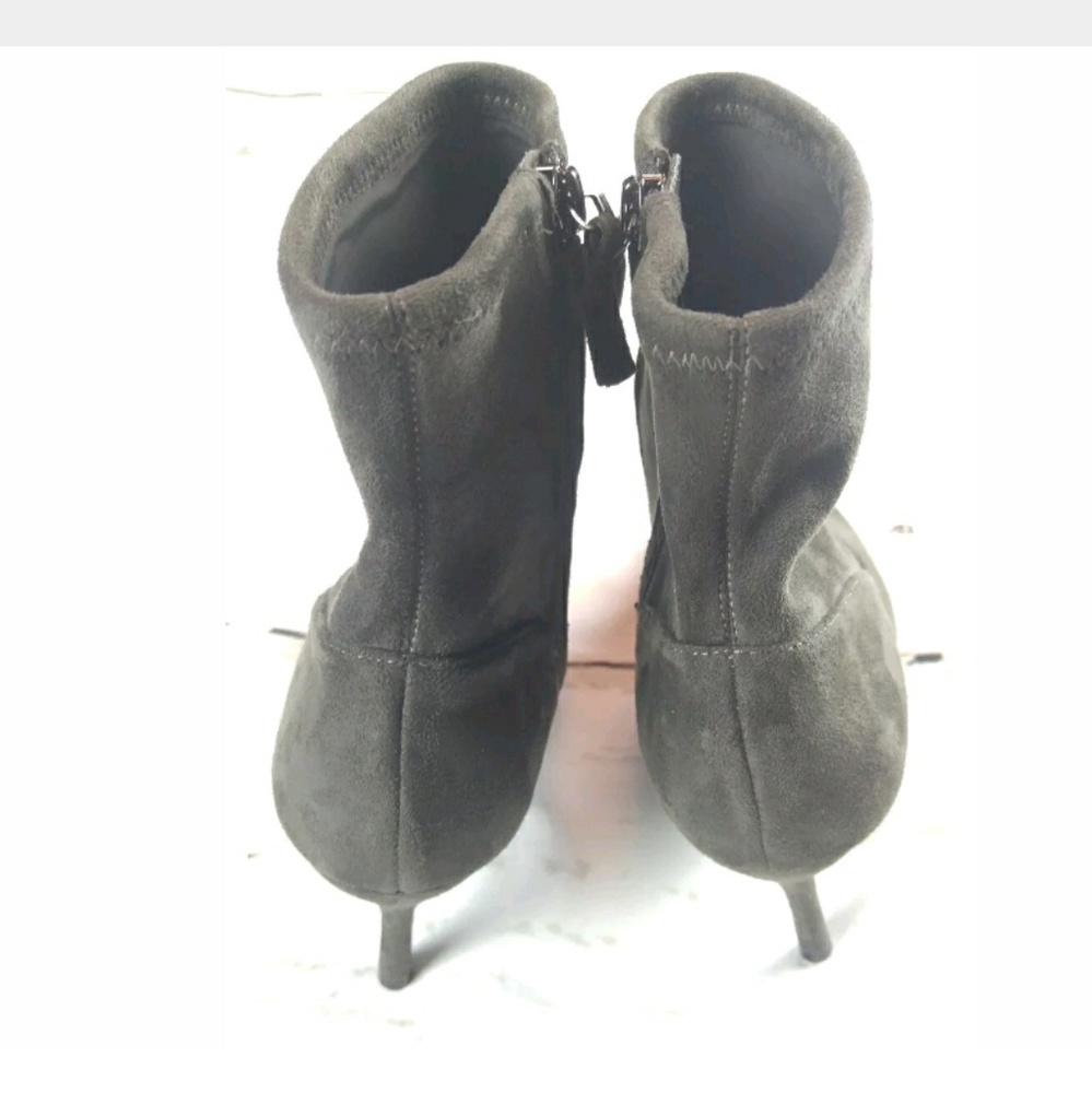 Nine West Cadence Bootie Gray Ankle stiletto boot - Picture 5 of 8